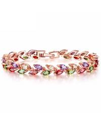 Buy Online Crunchy Fashion Earring Jewelry Swiss Zircon Splendid Charming Crystal Bracelet Jewellery SEB0006
