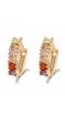 Vibrant Swiss Zircon Rich Earrings