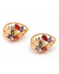Buy Online Royal Bling Earring Jewelry Red Meenakari Jhumka Earrings Jewellery RAE0261