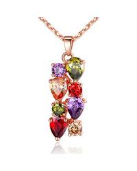 Buy Online Crunchy Fashion Earring Jewelry Glowing Swiss Zirconia Pendant Ring Set Jewellery SES0008