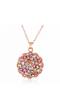 Sparkling Colors Flowerets Swiss Cubic Zircon Pendant